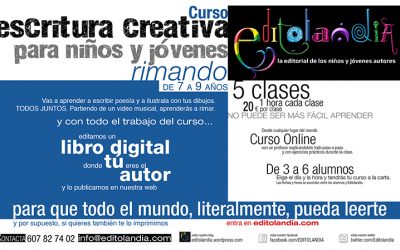 Curso de escritura creativa online. Poesía, para niños de 7 a 9 años